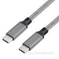 Super -Lade -5A 10gbit / s Nylon Ladegerät PD -Kabel